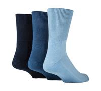 IOMI Footnurse - 3 Pack Unisex Extra Wide Bamboo Diabetic Socks | 4 Sizes | For Swollen Feet & Legs | Smooth Toe Seam | Cushioned Foot