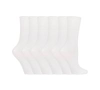 IOMI Footnurse - Ladies 6 pack loose non elastic diabetic socks with hand linked toe seams