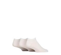 IOMI FootNurse Mens Diabetic Trainer Socks Cotton, Gentle Grip Top, Smooth Toe Seams, Plain, 6-11 & 12-14, 3 Pair