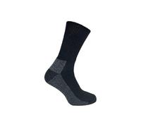 Iomi Men's 3 Pack Extra Wide Loose Top Cushioned Cotton Diabetic Work Socks in Black | Size: 6-11 Iomi Black 6-11