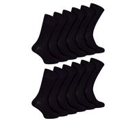 IOMI - Mens Extra Wide Seamless Diabetic Bamboo Socks |12 Pair Non Elastic Socks