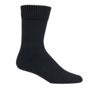 IOMI - Mens & Ladies Black Extra Wide Thermal Socks for Diabetics & Oedema