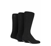 IOMI SOCKSHOP FootNurse Diabetic Socks Unisex Wide Fit 3Pr Black 6-8.5