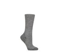 IOMI SOCKSHOP FootNurse Ladies Diabetic Merino Wool Boot Socks1 Pair Pack Size 4-8 Walking, Hiking, Trekking Outdoor Use (UK, Numeric, 4, 8, Regular, Regular, Grey)