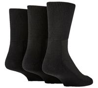 IOMI SOCKSHOP Footnurse Men’s and Ladies’ Bamboo Cushioned Foot Diabetic Socks, Variety of Colours and Unisex Sizes, Soft, Seamless and Stretchy, Multipack of 3 Pairs