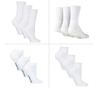IOMI Womens 12 Pair Pack Diabetic Socks All Year Round Bundle Set