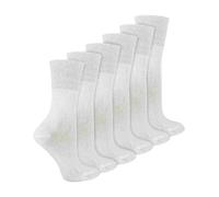 IOMI - Womens Extra Wide Seamless Diabetic Bamboo Socks 6 Pair Non Elastic Socks