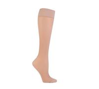 IOMI Womens - Ladies 18 mmHg Graduated Compression Flight Socks for DVT - Natural Polyamide - Size UK 4-6.5