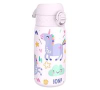 Ion 8 Insulated Steel Water Bottle, 320 Ml / 11 Oz, Leak Proof, Easy To Open, Secure Lock, Dishwasher Safe, Carry Handle, Flip