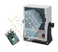 Ion Fan, 4500RPM Static Eliminator, Adjustable Air Volume, Efficient Anti-Static Ionizer with Bracket, 400x1500MM Coverage, 0.3 Seconds Response Time