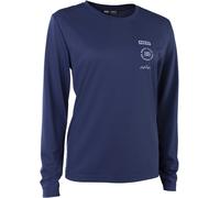 Ion - Lightweight, breathable MTB jersey - Bike Jersey S_Ionic LS DR W Midnight for Women in Recycled Polyester - Size S - Blue Blue S