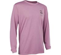 Ion - Lightweight, breathable organic cotton MTB jersey - Bike Jersey S_Ionic LS DR M Dusty-Pink for Men in Recycled Polyester - Size L Pink L