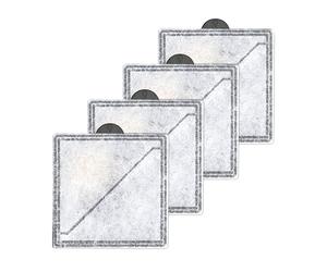 Ion-X Pet Fountain Filters, 4-Pack, Dual Filtration for Cleaner and Fresher Water, Replacement Water Filter for PetSafe Outlast Pumpless and Viva Water Fountains