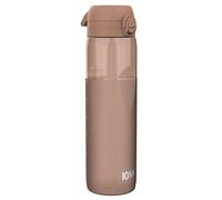 Ion8 1 Litre Water Bottle, Leak Proof, Flip Lid, Carry Handle, Rapid Hydration, Dishwasher Safe, BPA Free, Contoured Grip, Ideal for Travel, Gym & Activity, Recyclon, 32oz, Half Cut Mocha Mousse