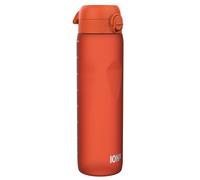 Ion8 1 Litre Water Bottle with Times to Drink, Leak Proof, Flip Lid, Carry Handle, Dishwasher Safe, BPA Free, Soft Touch Contoured Grip, Ideal for Gym, Health Fitness, 32 oz, White