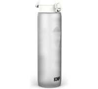 ION8 1 Litre Water Bottle with Times to Drink, Leak Proof, Flip Lid, Carry Handle, Dishwasher Safe, BPA Free, Soft Touch Contoured Grip, Ideal for Gym, Health and Fitness, 32 oz, White