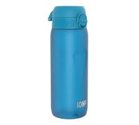 Ion8 Sports Water Bottle, 750 ml/24 oz, Leak Proof, Easy to Open, Secure Lock, Dishwasher Safe, BPA Free, Flip Cover, Carry Handle, Soft Touch Contoured Grip, Easy Clean, Odour Free, Blue