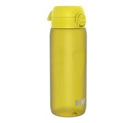 Ion8 Sports Water Bottle, 750 ml/24 oz, Leak Proof, Easy to Open, Secure Lock, Dishwasher Safe, BPA Free, Flip Cover, Carry Handle, Soft Touch Contoured Grip, Easy Clean, Odour Free, Yellow