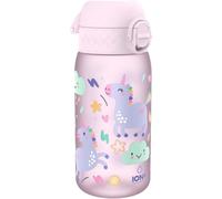 Ion8 Kids Water Bottle, 350 ml/12 oz, Leak Proof, Easy to Open, Secure Pink