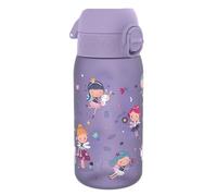 Ion8 Kids Water Bottles, 350ml/12oz, BPA Free, Leakproof, Dishwasher Safe, Easy Open, Secure Lock, Small Boys & Girls Water Bottle,Kids Drinks Bottle for Spill-free Drinking, Purple, Fairy/Fairies
