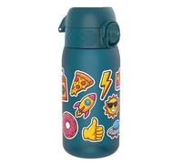 Ion8 Kids Water Bottles, BPA Free, Leakproof, Dishwasher Safe, Easy Open, Secure Lock, Small Boys & Girls Water Bottle,Kids Drinks Bottle for Spill-free Drinking, 350ml/12oz, Stickers
