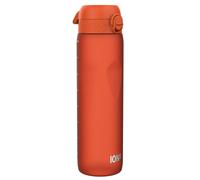 ION8 1 Litre Water Bottle, Leak Proof, Flip Lid, Carry Handle, Rapid Hydration, Dishwasher Safe, BPA Free, Contoured Grip, Ideal for Travel, Gym & Activity, Carbon Neutral Recyclon,32oz, Hearty Orange