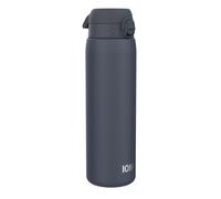 ION8 Leak Proof 1 Litre Water Bottle, Stainless Steel, Ash Navy, 1L