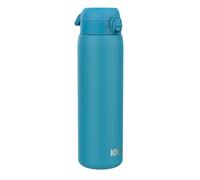 ION8 Leak Proof 1 Litre Water Bottle, Stainless Steel, Blue, 1L