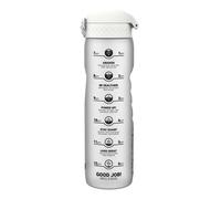 Ion8 Leak Proof Time to Drink Water Bottle, 1000ml White
