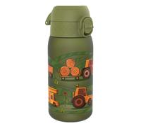 ION8 Leak Proof Kids Water Bottle, Recyclon, Farming Machines, 350ml (12oz)