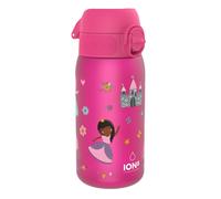 Ion8 Kids Water Bottle, 350 ml/12 oz, Leak Proof, Easy to Open, Secure Lock, Dishwasher Safe, BPA Free, Carry Handle, Hygienic Flip Cover, Easy Clean, Odour Free, Carbon Neutral, Princess