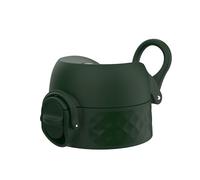 Ion8 Leak Proof Replacement OneTouch 2.0 Water Bottle Lid, Leak Proof, Easy to Open, Secure Lock, Dishwasher Safe, BPA Free, Hygienic Flip Cover, Carry Handle, Easy Clean, Small, Dark Green