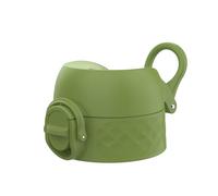 Ion8 Leak Proof Replacement OneTouch 2.0 Water Bottle Lid, Leak Proof, Easy to Open, Secure Lock, Dishwasher Safe, BPA Free, Hygienic Flip Cover, Carry Handle, Easy Clean, Small, Khaki Green