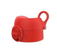 Ion8 Leak Proof Replacement OneTouch 2.0 Water Bottle Lid, Leak Proof, Easy to Open, Secure Lock, Dishwasher Safe, BPA Free, Hygienic Flip Cover, Carry Handle, Easy Clean, Small, Red