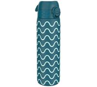 ION8 Leak Proof Slim Thermal Water Bottle, Insulated Steel, Wave, 500ml (17oz)