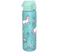 ION8 Leak Proof Slim Water Bottle, Recyclon, Planet Unicorns, 500ml (18oz)