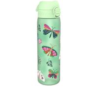 ION8 Leak Proof Slim Water Bottle, Recyclon, Wild Butterfly, 500ml (18oz)