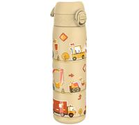 ION8 Leak Proof Slim Water Bottle, Stainless Steel, Diggers, 600ml (20oz)