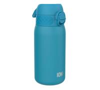 Ion8 Vacuum Insulated Steel Water Bottle, 320 ml/11 oz, Leak Proof, Easy to Open, Secure Lock, Dishwasher Safe, Carry Handle, Metal Water Bottle, ThermoShield Stainless Steel, Blue