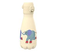 Ion8 Leak Proof Water Bottle, Vacuum Insulated, Skating Elephants, 280ml (10oz)