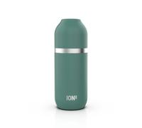 ION8 Vacuum Insulated ThermoShield Flask for Hot Drinks or Cold Drinks, Large Insulated Mug, 2 Cups Capacity, Magnetic Cap, and Soft Base Pad - Stylish and Eco-Friendly, Green