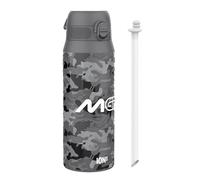 Ion8 MotoGP Camo Sports Vacuum Insulated Water Bottle, 750ml/24oz | Removable Straw, Leak Proof Insulated Drinking Bottle, Easy to Open, Secure Lock, Dishwasher Safe, Flip Cover, Metal Bottle