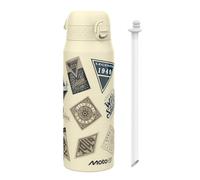 ION8 Thermal Water Bottle 750 ml/24 oz Leak-Proof & BPA Free Insulated Drinking Bottle, Triple Lock Lid to Prevent Spills, Vacuum Insulated ThemoShield Stainless Steel, MotoGP Classic Legends