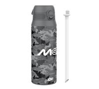 MotoGP Racing x ION8 Sports Thermal Water Bottle with Removable Straw, 750ml/24oz, Leak-Proof Vacuum Insulated Drinking Bottle, Camo Design