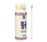 Ion8 NFL Houston Texans Sports Thermal Water Bottle with Removable Straw, 750ml/24oz, Leak Proof Insulated Drinking Bottle, Easy to Open, Secure Lock, Dishwasher Safe, Flip Cover, Metal Water Bottle