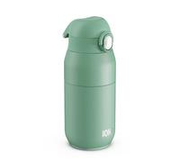 ION8 Primo Revive Insulated Water Bottle 360 ml (12 oz)- Leakproof Stainless Steel Bottle with Flip Lid, One Touch Open, Fast Flow, Vacuum Insulated Hot & Cold, Dishwasher Safe, Aqua