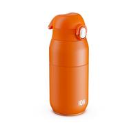 ION8 Primo Revive Insulated Water Bottle 360 ml (12 oz)- Leakproof Stainless Steel Bottle with Flip Lid, One Touch Open, Fast Flow, Vacuum Insulated Hot & Cold, Dishwasher Safe, Orange