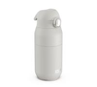 ION8 Primo Revive Insulated Water Bottle 360 ml (12 oz)- Leakproof Stainless Steel Bottle with Flip Lid, One Touch Open, Fast Flow, Vacuum Insulated Hot & Cold, Dishwasher Safe, White