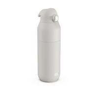 ION8 Primo Revive Insulated Water Bottle 720 ml (24 oz)- Leakproof Stainless Steel Bottle with Flip Lid, One Touch Open, Fast Flow, Vacuum Insulated Hot & Cold, Dishwasher Safe, White