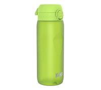 Ion8 Sports Water Bottle, 750 ml/24 oz, Leak Proof, Easy to Open, Secure Lock, Dishwasher Safe, BPA Free, Flip Cover, Carry Handle, Soft Touch Contoured Grip, Easy Clean, Odour Free, Green